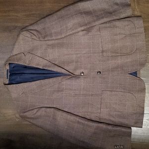 Jos A Bank 1905 Tailored Fit brrr Comfort Linen & Wool Sport Coat